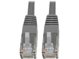 TRIPP LITE CABLE CAT6 GIGABIT MOLDED PATCH GRY 35FT