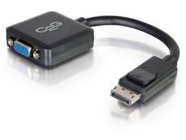 C2G 8IN DISPLAYPORT M TO VGA F BLK