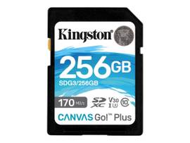 KINGSTON 256GB SDXC CANVAS 170R C10 UHS-I U3 V30