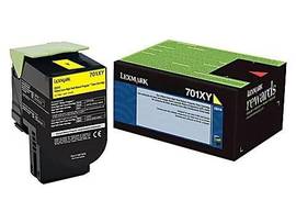 LEXMARK RETURN PROG TNR 701XY EXTRA YELL
