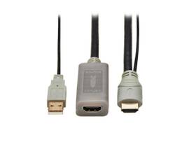 TRIPPLITE HDMI EXTENSION CABLE WITH ACTIVE REPEATER 4K60HZ HDR M/F 10FT