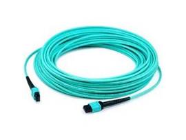 ADD-ON MPO F/F OM4 AQUA FIBER PATCH CBL