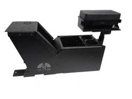GAMBER KIT, 2012-2019 FORD PI UTILITY CONSOLE BOX, CUP HOLDER AND PRINTER ARMREST. INCLUDES 3 FACEPLATES AND 3 FILLER PANELS.