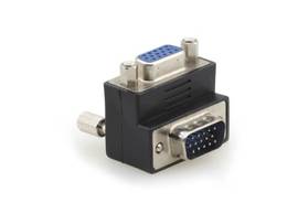 KRAMER ADAPTOR 15-PIN HD MALE TO FEMALE 90 DEGREE