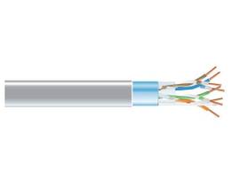 BLACK BOX CORP CAT5E BULK CABLE 350 MHZ SHIELDED PLENUM GRAY