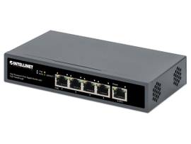 POE-POWERED 5-PORT GIGABIT SWITCH WITH POE PASSTHROUGH