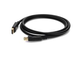 ADD-ON ADDON 2FT DISPLAYPORT MALE TO MALE BLACK CABLE MAX RESOLUTION UP TO 3840X2160 (4K UHD)
