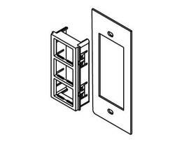 LEGRAND-WIREMOLD SINGLE GANG COVER 3 TRACJ