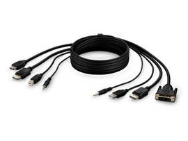 BELKIN TAA (1) DVI TO HDMI (1) DP-DP/USB/AUD CB