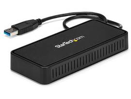 USB 3.0 MINI DOCK - DUAL 4K 60HZ DP/GBE