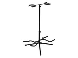 MONOPRICE STAGE RIGHT BY MONOPRICE TRIPOD ADJUSTABLE DOUBLE GUITAR STAND FOR ELECTRIC OR ACOUSTIC GUITAR & BASS