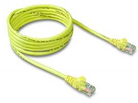 CABLE,CAT5E,UTP,RJ45M/M,3 ,YLW,PATCH,SNAGLESS