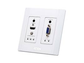 HDMI VGA/AUD HDBASET TRNSMTR WALL PLATE