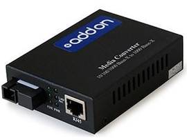 AddOn 10/100/1000Base-TX(RJ-45) to 1000Base-BXD(SC) BiDi SMF 1550nmTX/1490nmRX 4