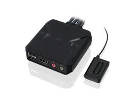 IOGEAR,2-PORT 4K KVM SWITCH WITH HDMI, USB AND AUDIO CONNECTIONS