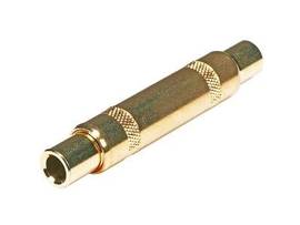 MONOPRICE METAL 1/4IN (6.35MM) TRS FEMALE TO 1/4IN