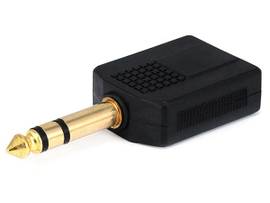 MONOPRICE 1/4IN (6.35MM) TRS STEREO PLUG TO 2X 1/4