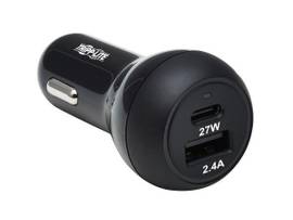 TRIPP LITE USB CAR CHARGER DUALPORT 39W USB C USB-A