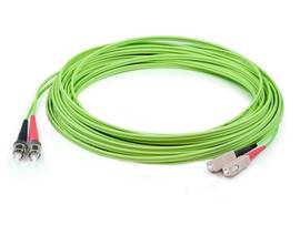ADD-ON 3M SC/ST M/M OM5 LIME GREEN PATCH CBL