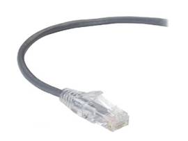 BLACK BOX CORP SLIM-NET CAT6A PATCH CABLE GREY 12FT