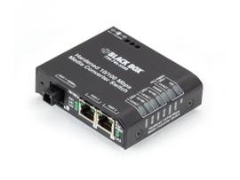 BLACK BOX CORP HARDENED MEDIA CONVERTER SWITCH 10/-100-
