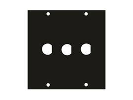 Legrand-Middle Atlantic RCK ACCORIES 1/2BNC 3 PRT UCP PNL