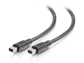 C2G DISPLAYPORT 6FT MINI CABLE 4K BLK