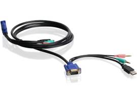 IOGEAR CBL VGA USB AUD/MIC KVM