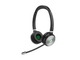 BINAURAL (DUO) WIRELESS DECT AND USB (2 PORTS) HEADSET, HEADBAND, MICROSOFT TEAMS, ACOUSTIC SHIELD TECHNOLOGY, OPTIONAL BUSY LIGHT (SKU #BLT60).