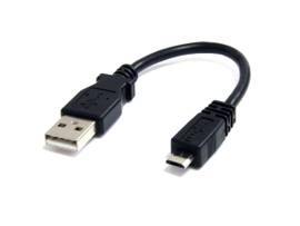6IN MICRO USB CABLE - A TO MICRO B - M/M