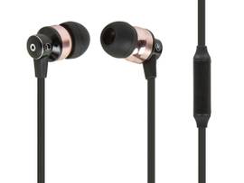MONOPRICE EARPHONES W/ MICROPHONE-BLACK/BRONZE