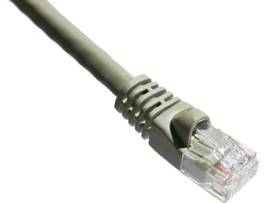 AXIOM 6FT CAT6A 650MHZ PATCH CABLE MOLDED BOOT (GRAY)