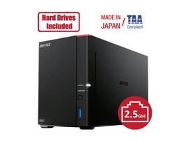 BUFFALO LINKSTATOIN SOHO 720DB 16TB HARD DRIVES INCLUDED (2 X 8TB, 2 BAY)