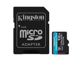 KINGSTON 512GB MICROSDXC 170R A2 U3 V30 CRD+ADP