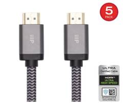 MONOPRICE 8K CERTIFIED BRAIDED ULTRA HIGH SPEED HDMI CABLE - HDMI 2.1_ 8K@60HZ_
