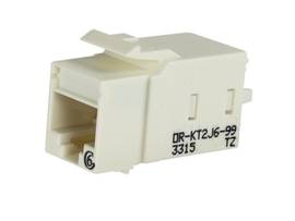 LEGRAND-ORTRONICS KT2 KEYSTONE CAT6 JACK WM IVORY