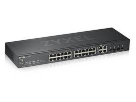 ZYXEL GS1920-24V2 - HYBRID NEBULAFLEX 24 PORT GBE L2 ADVANCED WEB MANAGED SWITCH + 4 GBE COMBO GBE/SFP (28 TOTAL PORTS)