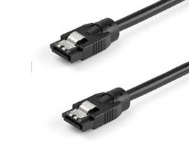 CABLE - 0.3 M ROUND SATA CABLE - 6GBS