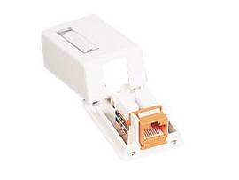 C2G 15-KEYSTONE SURFACE MT BOX 1-PORT WHT
