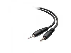 C2G TRRS 3.5MM MALE TO MALE CABLE 18IN/0.5M