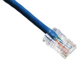 AXIOM 100FT CAT5E 350MHZ PATCH CABLE NON-BOOTED (BLUE)