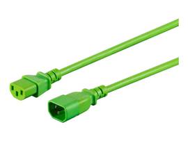 MONOPRICE 4FT 18AWG GREEN POWER EXTENSION CORD CAB