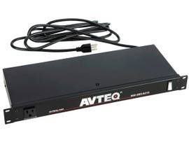 AVTEQ RACK MOUNT 14-PORT POWER. 12 POWER CORD