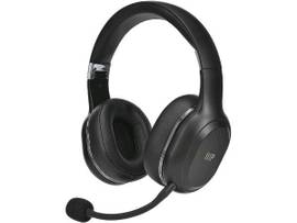 MONOPRICE BLUETOOTH 5.0 + USB TRANSMITTER WIRELESS WEB MEETING HEADSET WITH 3D STEREO SURROUND SOUND AND DETACHABLE BOOM MIC