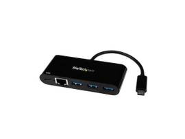 3 PORT USB C HUB TO USB-A 5GBPS/GBE/PD