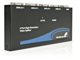 4 PORT HIGH RES VGA VIDEO SPLITTER