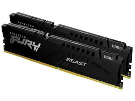 KINGSTON 64GB 5200MHZ DDR5 CL40 DIMM (KIT OF 2) FURY BEAST BLACK