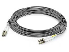 ADD-ON 15M LC M/M OM4 GRAY FIBER LSZH PATCH CBL