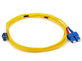 MONOPRICE FIBER OPTIC CABLE - LC TO SC_ 9/125 TYPE