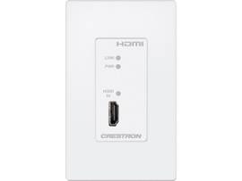 CRESTRON DM LITE 4K60 4:4:4 TRANSMITTER FOR HDMI SIGNAL EXTENSION OVER CATX CABLE, WALL PLATE, WHITE LIMITED SUPPLY]